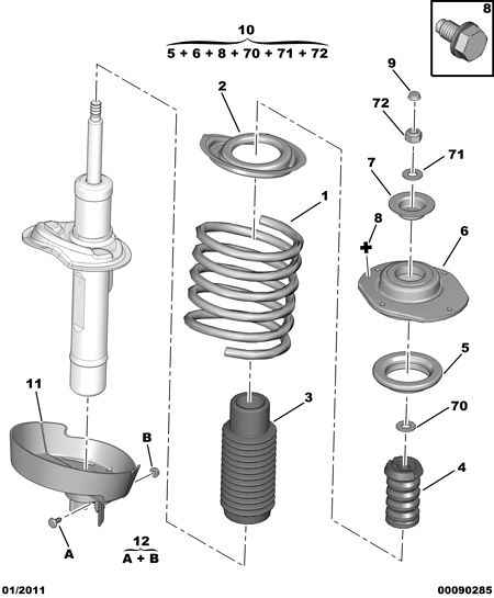 PSA 5033.59 - Kit parapolvere, Ammortizzatore www.autoricambi360.it