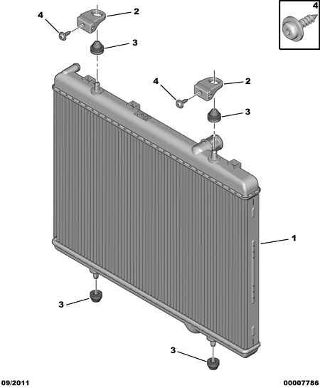 PSA 1330 K0 - Radiatore, Raffreddamento motore www.autoricambi360.it
