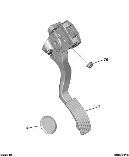 PSA 1601.CV - Kit pedale acceleratore www.autoricambi360.it
