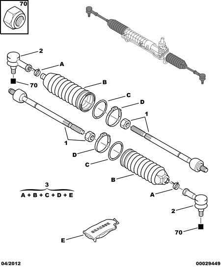 PSA 3812.A4 - Giunto assiale, Asta trasversale www.autoricambi360.it