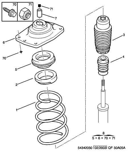 PSA 5035 55 - Supporto ammortizzatore a molla www.autoricambi360.it