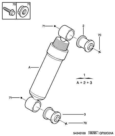 PSA 5206 R3 - Ammortizzatore www.autoricambi360.it