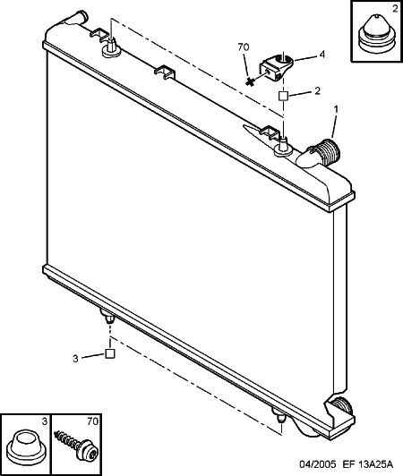 PSA 1330 K1 - Radiatore, Raffreddamento motore www.autoricambi360.it