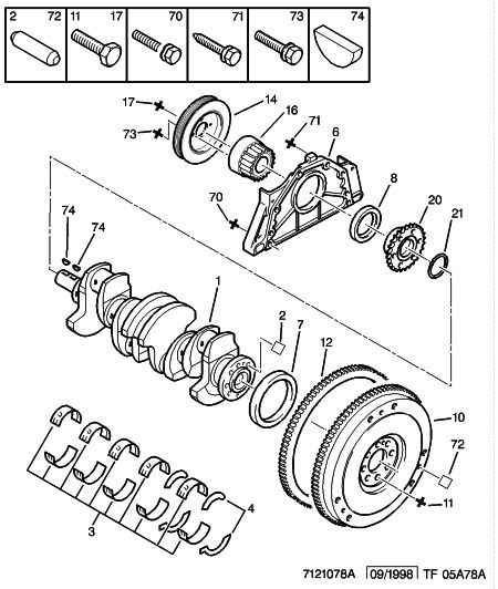 PSA 0515.Q6 - Puleggia cinghia, Albero a gomiti www.autoricambi360.it
