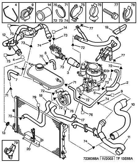 PSA 1307-W4 - Flessibile radiatore www.autoricambi360.it