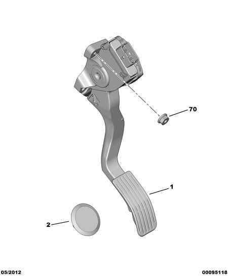 PSA 1601.CW - Kit pedale acceleratore www.autoricambi360.it