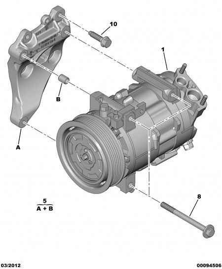 PSA 96.768.623.80 - Compressore, Climatizzatore www.autoricambi360.it