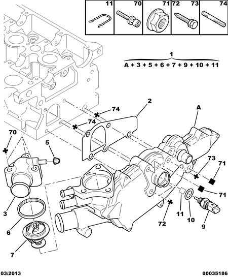 PSA 1338.23 - Termostato, Refrigerante www.autoricambi360.it