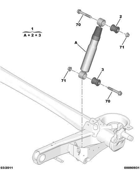 PSA 5206 AQ - Ammortizzatore www.autoricambi360.it