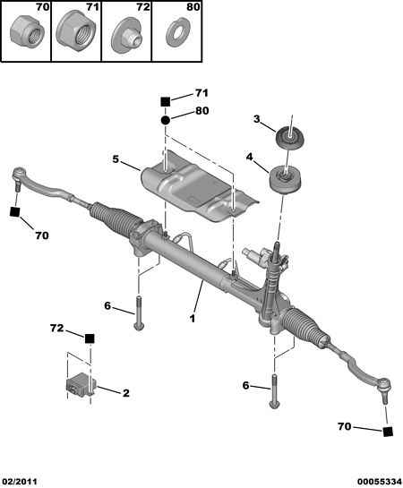 PSA 4001 E4 - Giunto assiale, Asta trasversale www.autoricambi360.it