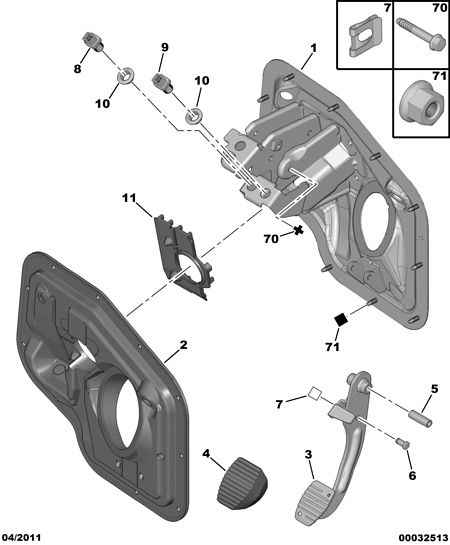 PSA 4534.52 - Interruttore luce freno www.autoricambi360.it