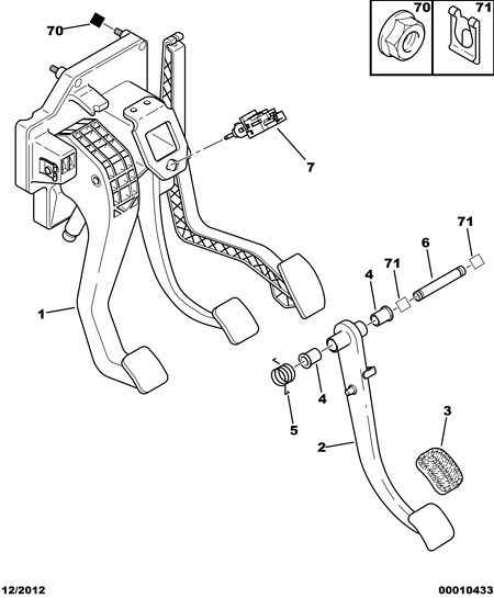 PSA 4534.50 - Interruttore luce freno www.autoricambi360.it