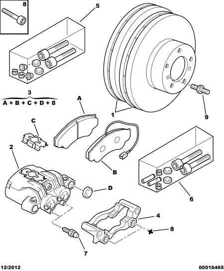 PSA 4254 58 - Kit pastiglie freno, Freno a disco www.autoricambi360.it