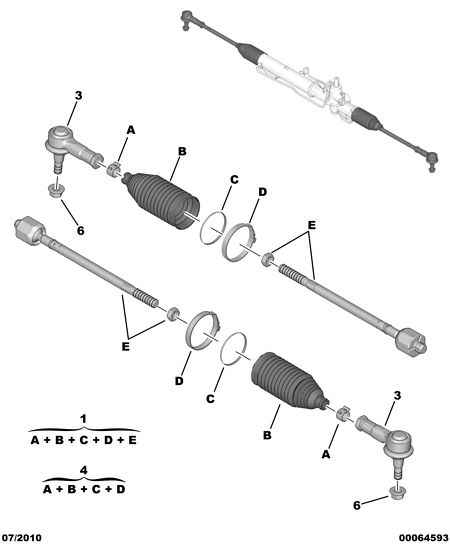 PSA 3817.73 - Testa barra d'accoppiamento www.autoricambi360.it