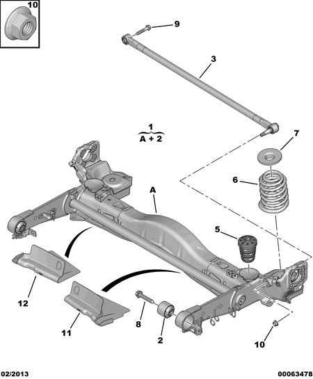 PSA 5131.F4 - Supporto, Braccio oscillante www.autoricambi360.it