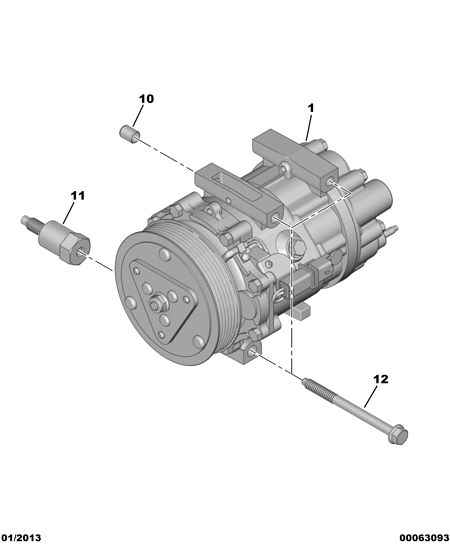 PSA 6487.44 - Compressore, Climatizzatore www.autoricambi360.it
