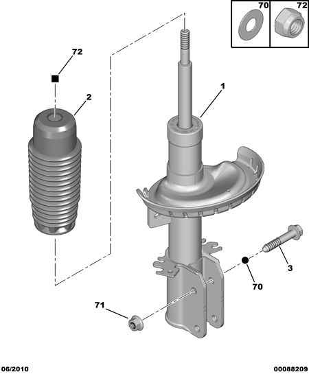 PSA 5208 Q2 - Ammortizzatore www.autoricambi360.it