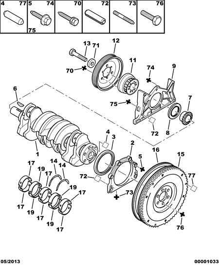 PSA 0515 R8 - Puleggia cinghia, Albero a gomiti www.autoricambi360.it