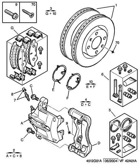 PSA 4253 41 - Kit pastiglie freno, Freno a disco www.autoricambi360.it