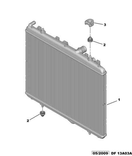 PSA 1330 W2 - Radiatore, Raffreddamento motore www.autoricambi360.it