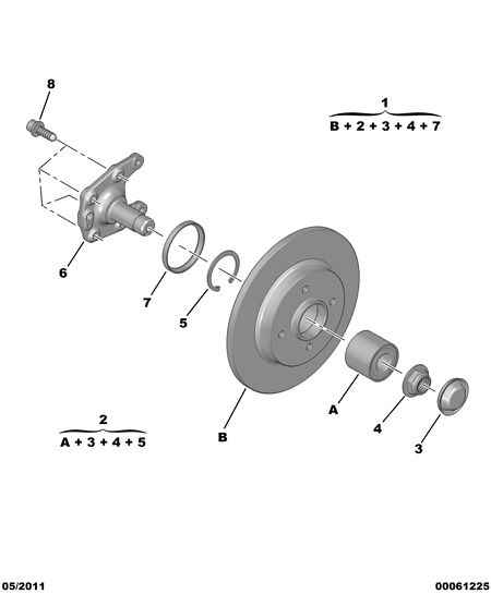PSA 3748 94 - Kit cuscinetto ruota www.autoricambi360.it