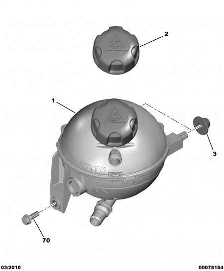 PSA 1323 X6 - Serbatoio compensazione, Refrigerante www.autoricambi360.it