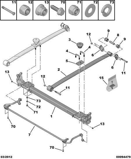 PSA 16 071 147 80 - Supporto, Braccio oscillante www.autoricambi360.it