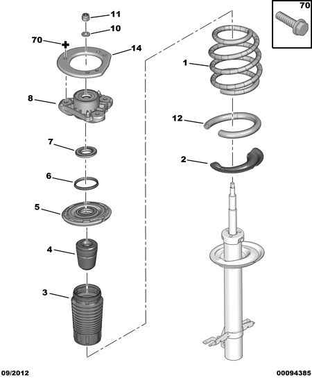 PSA 5036 22 - Kit braccio oscillante, Sospensione ruota www.autoricambi360.it