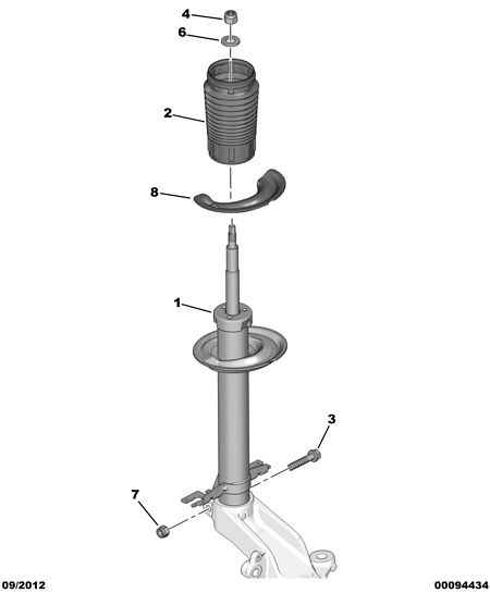 FCA 5033 A6 - Kit parapolvere, Ammortizzatore www.autoricambi360.it