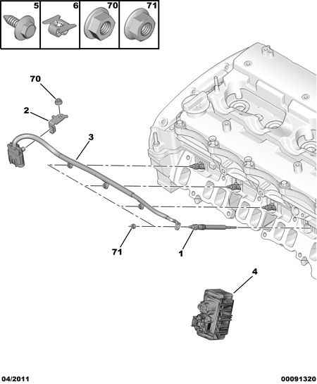 PSA 96 756 809 80 - Candeletta www.autoricambi360.it