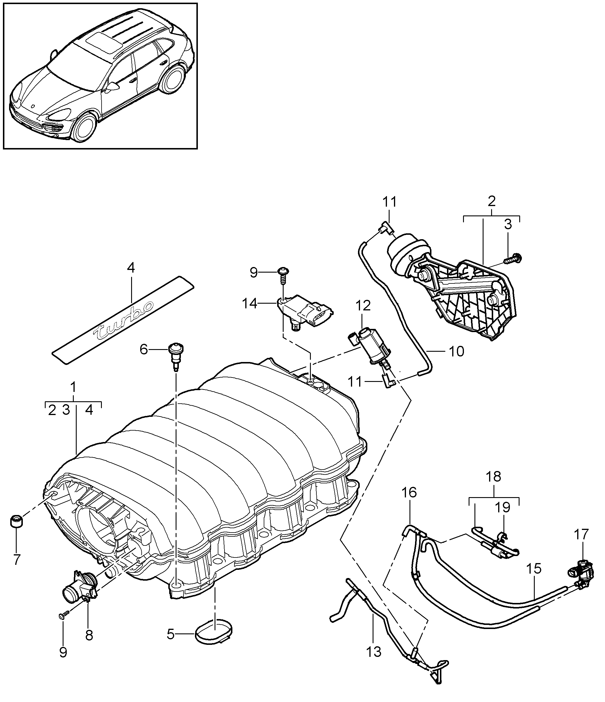 VAG 95560528310 - Convertitore pressione, Controllo gas scarico www.autoricambi360.it