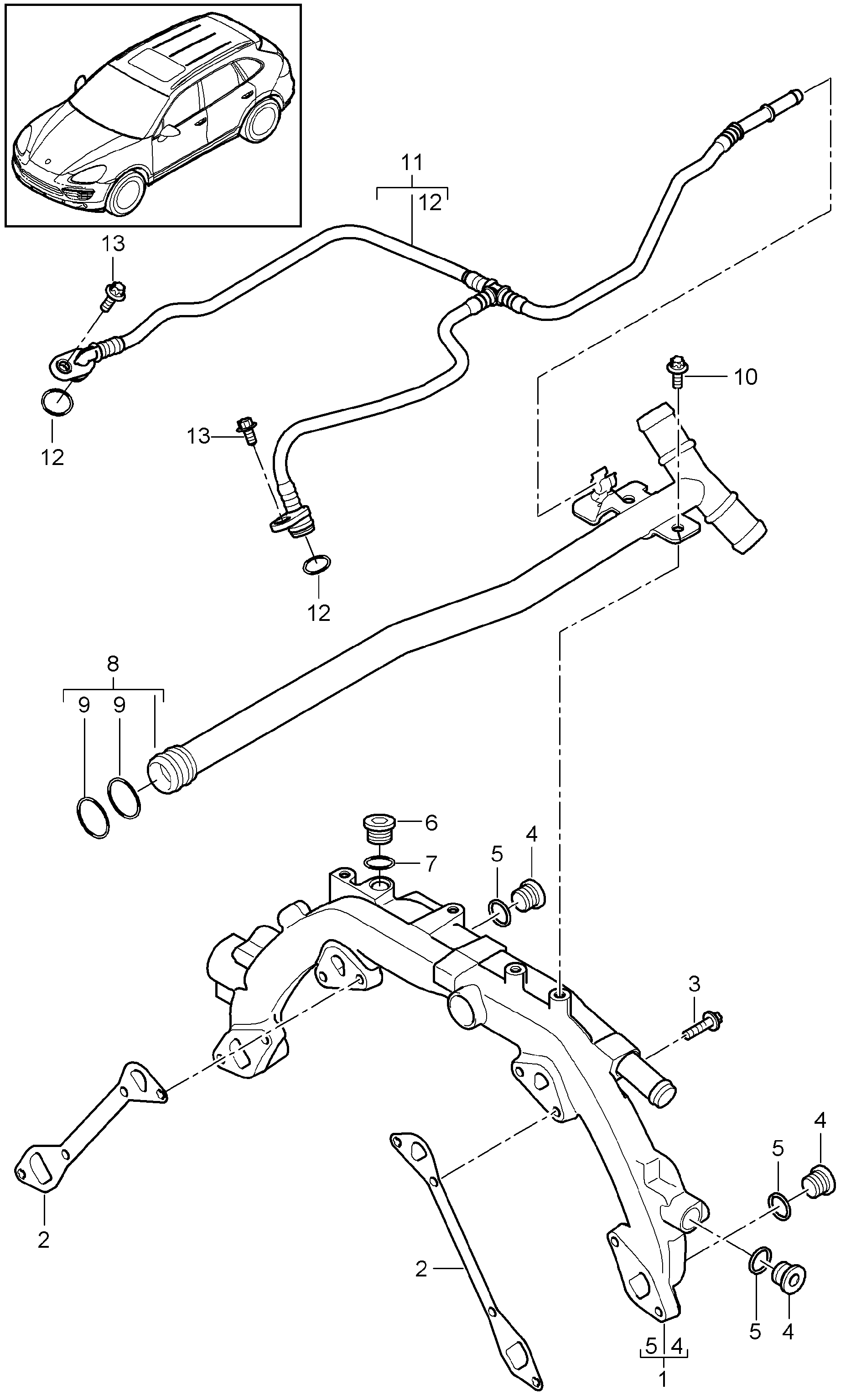 VAG 99970758640 - Guarnizione, Collettore aspirazione www.autoricambi360.it
