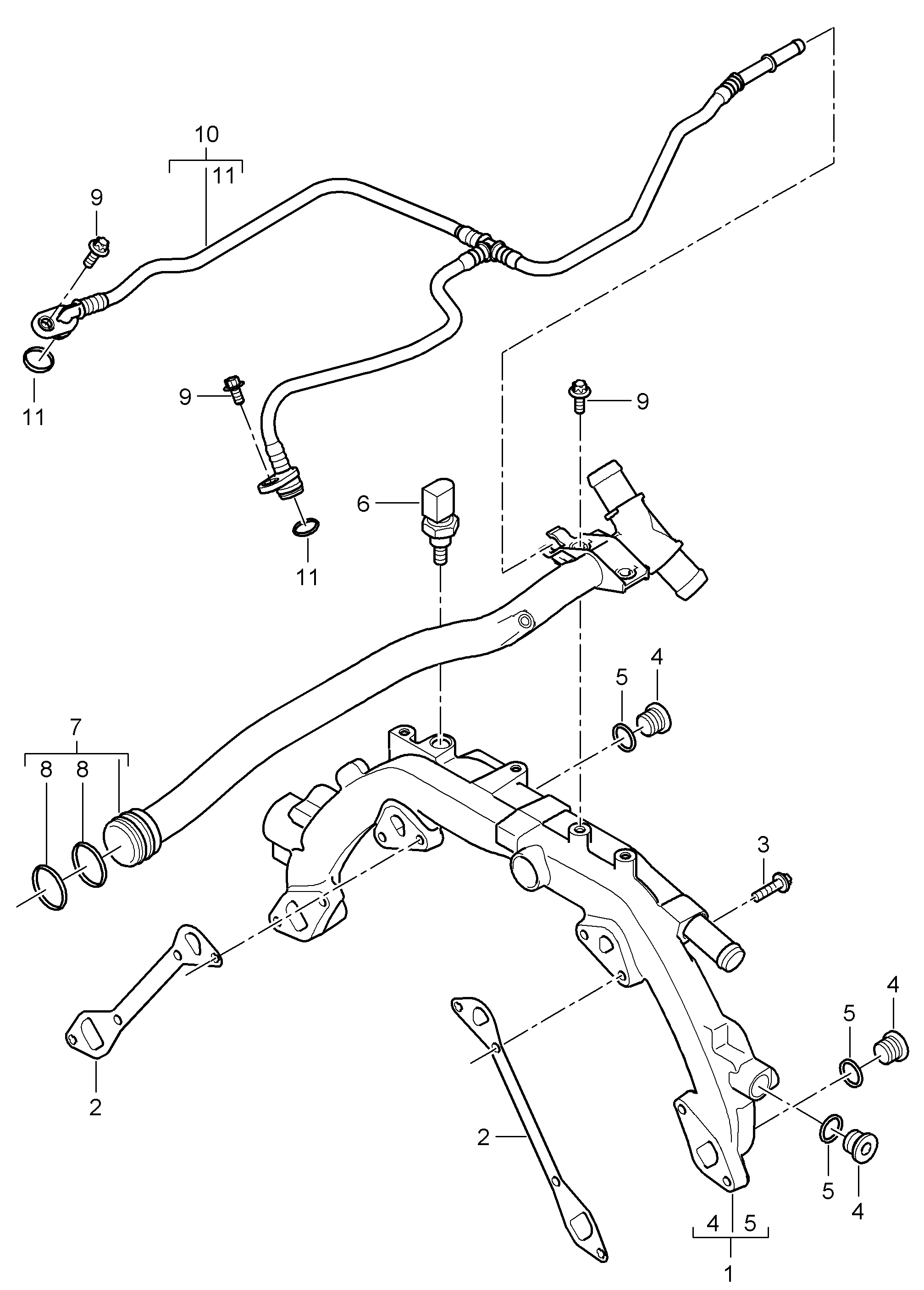 VAG 99970758640 - Guarnizione, Collettore aspirazione www.autoricambi360.it
