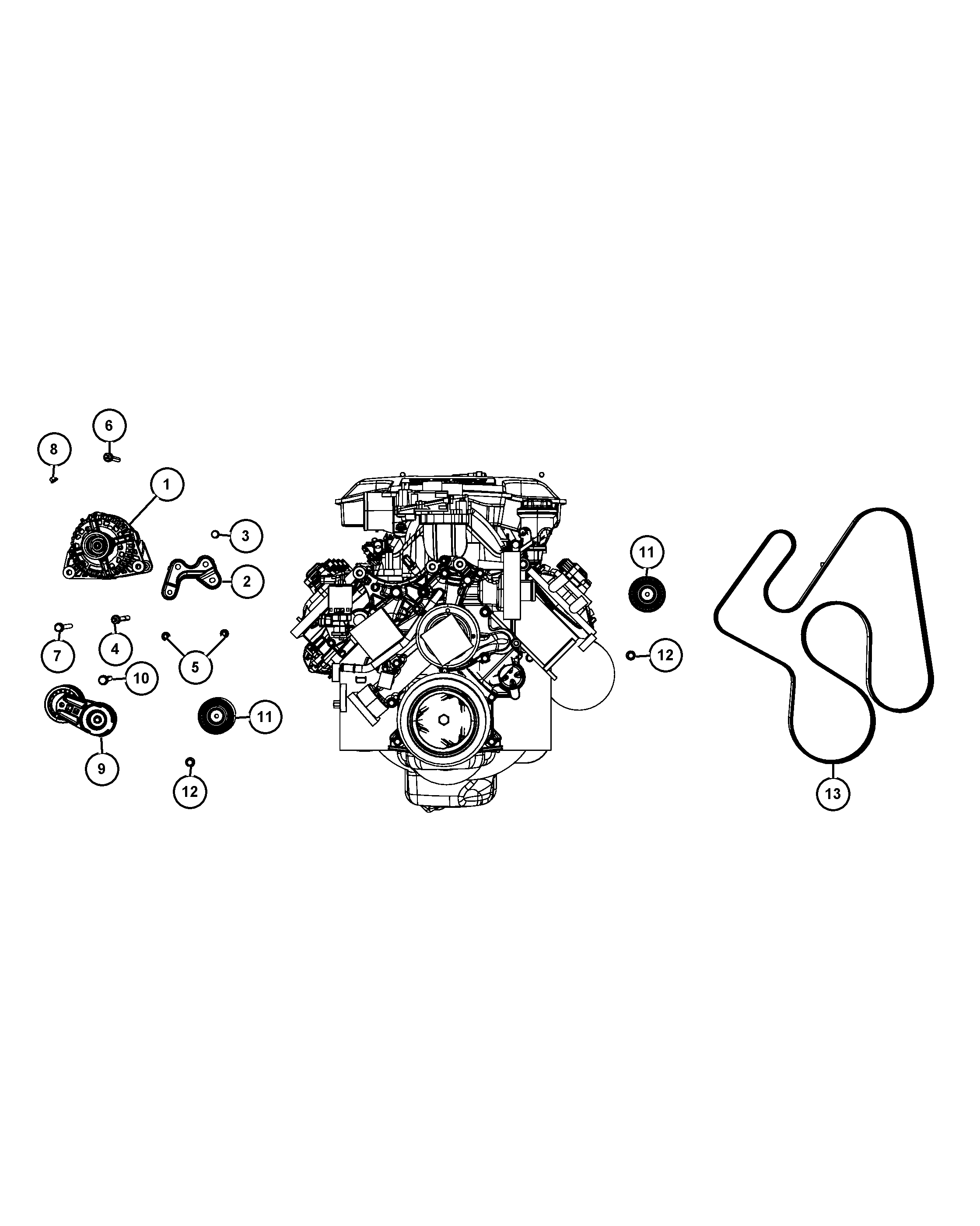 GM 4593 852AB - Cinghia Poly-V www.autoricambi360.it