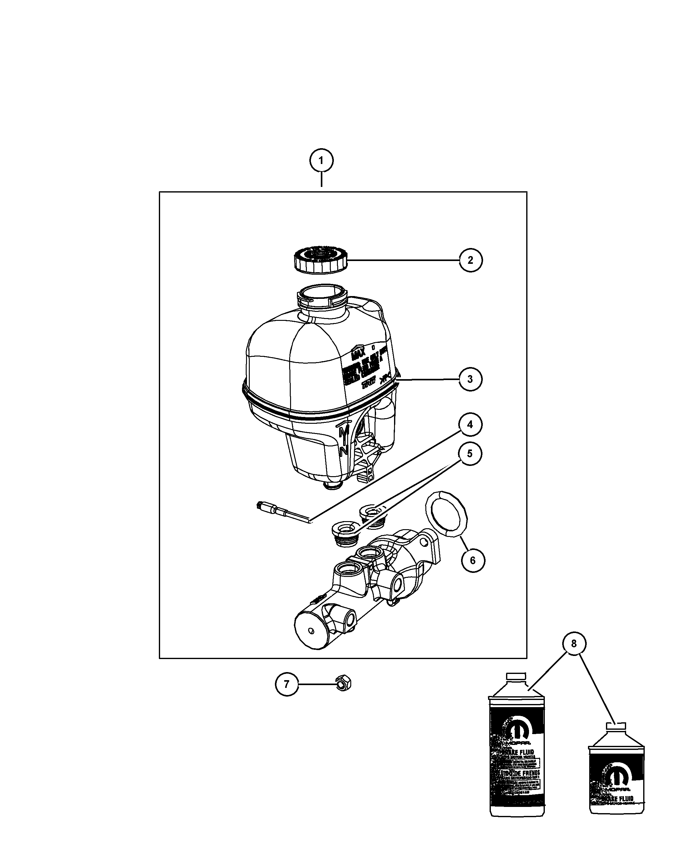 FCA 4318 080AC - Kit ganasce freno www.autoricambi360.it