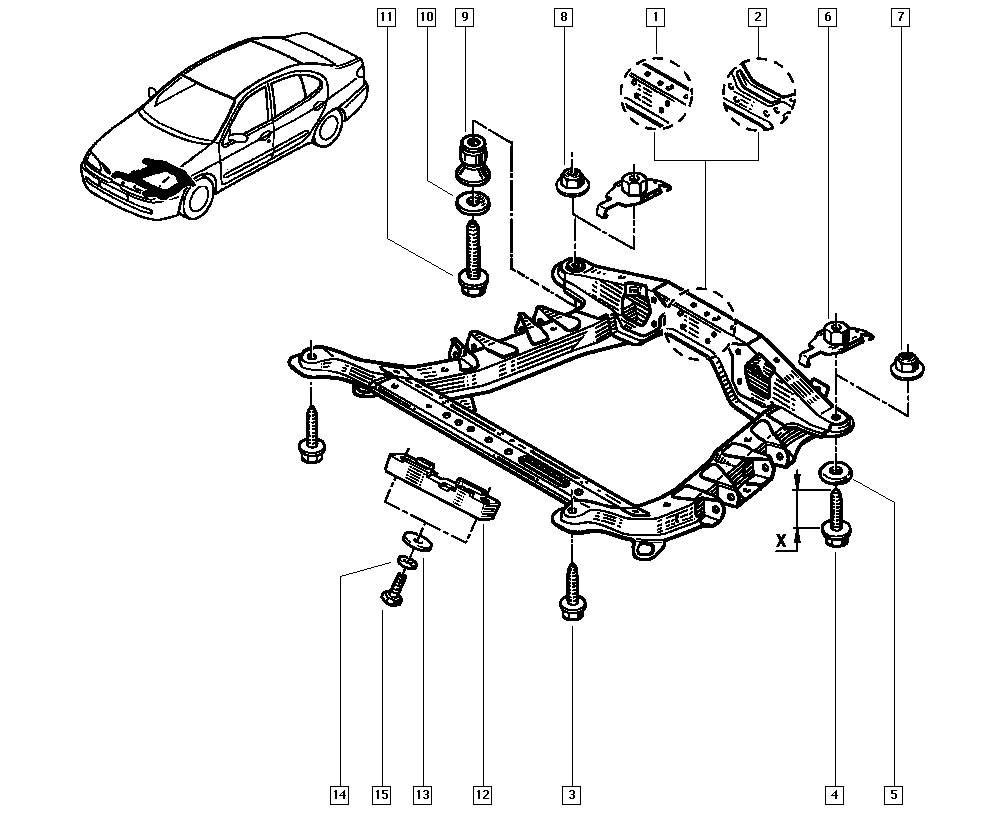 RENAULT 7700779772 - Supporto, Braccio oscillante www.autoricambi360.it