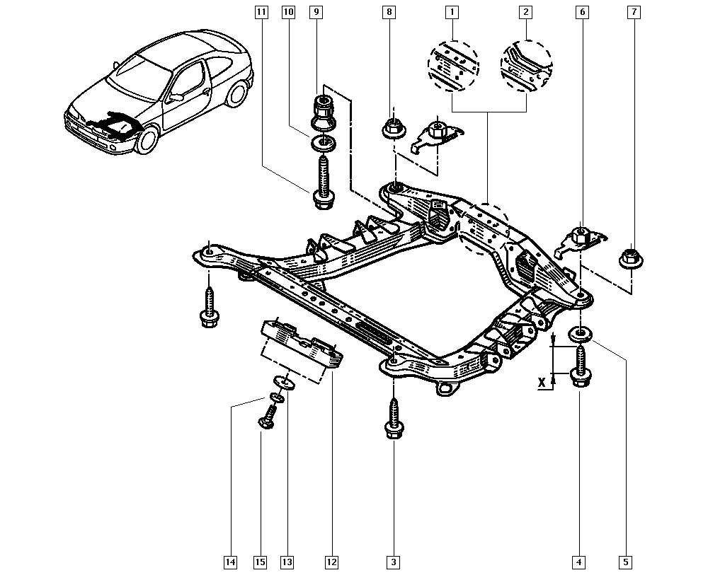 RENAULT 7700779772 - Supporto, Braccio oscillante www.autoricambi360.it