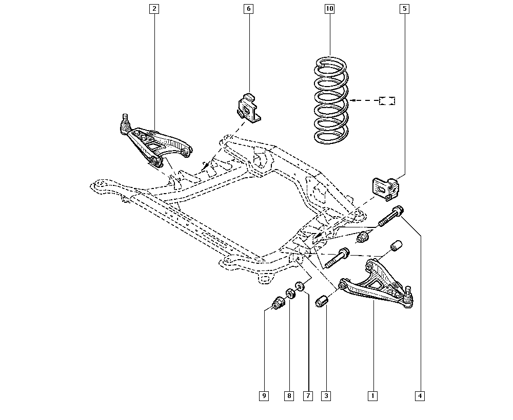 RENAULT 82 00 651 163 - Supporto, Braccio oscillante www.autoricambi360.it