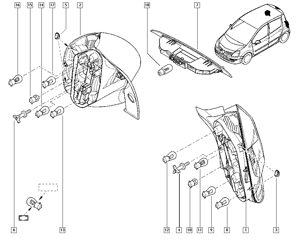 RENAULT 77 03 097 179 - Lampadina, Illuminazione strumentazione www.autoricambi360.it