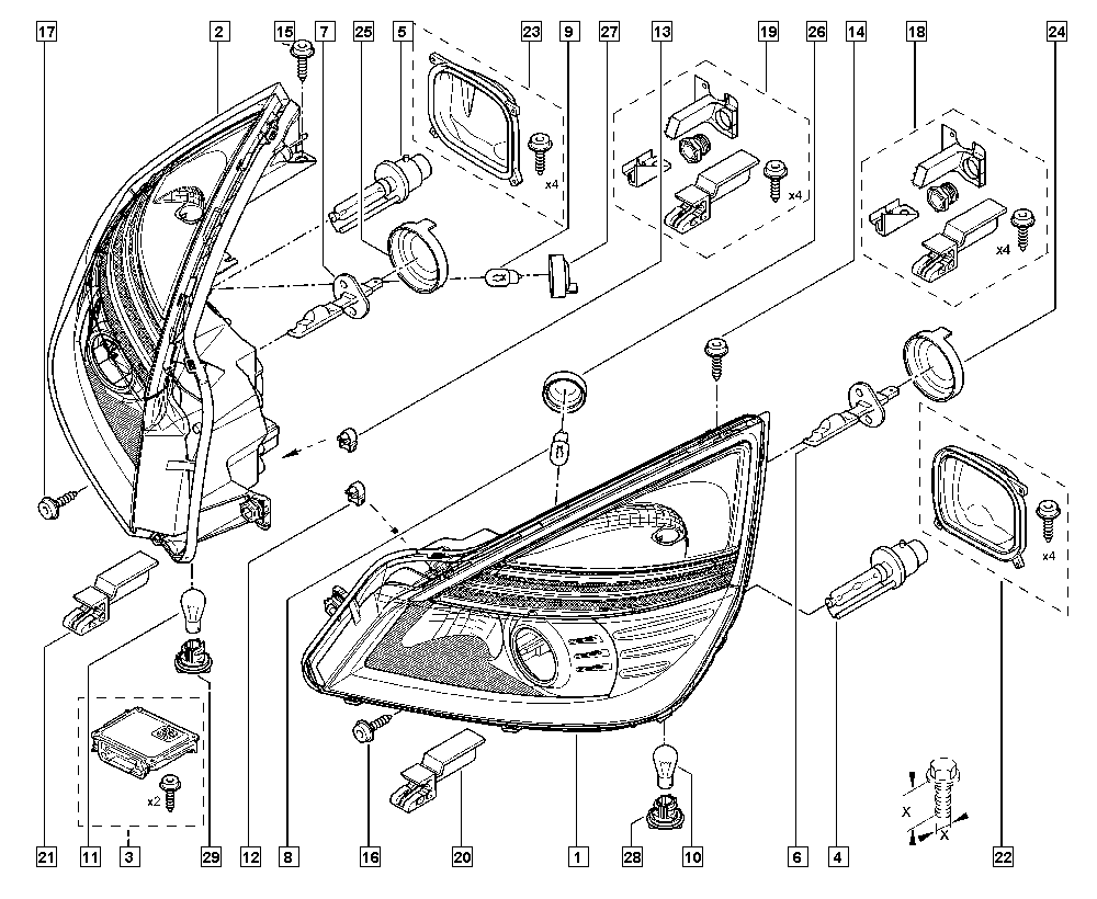 RENAULT 77 01 038 624 - Lampadina, Illuminazione strumentazione www.autoricambi360.it
