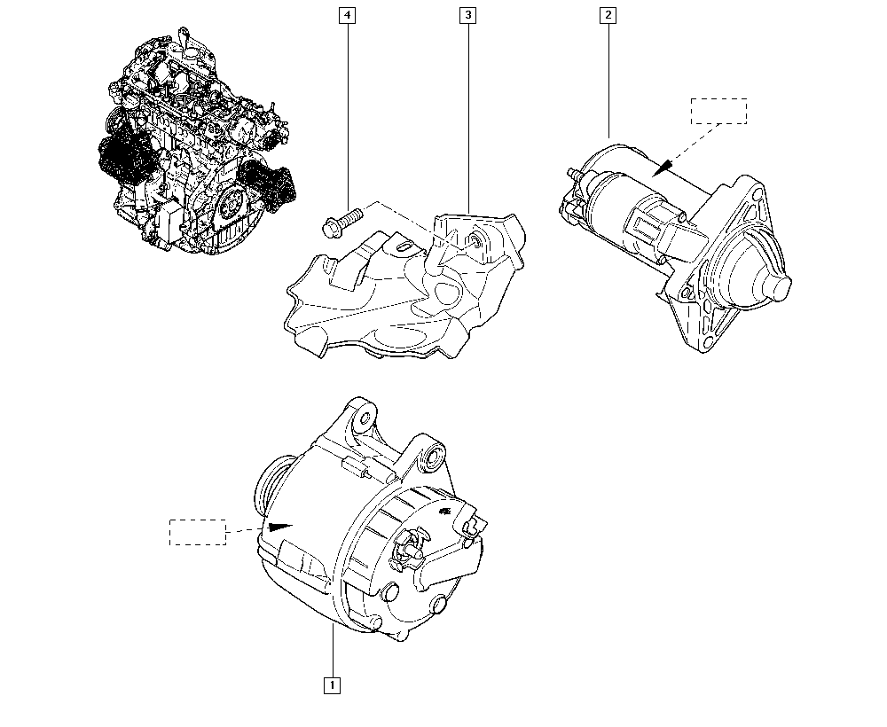 RENAULT 82 00 404 459 - Alternatore www.autoricambi360.it