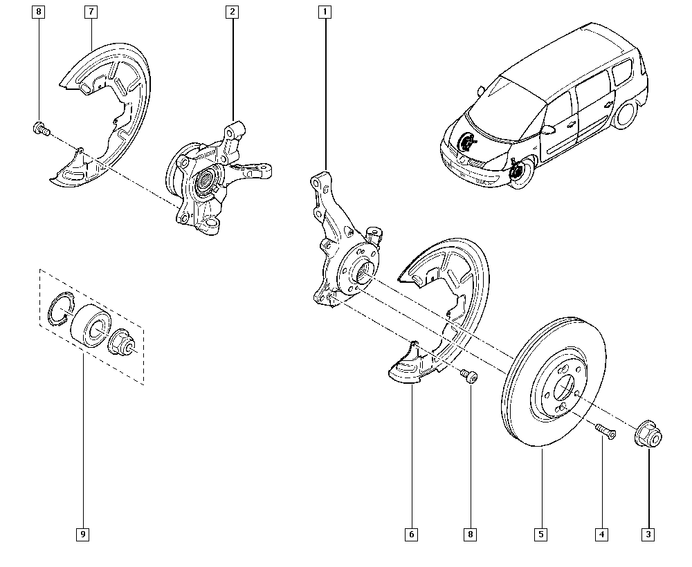 RENAULT 402109697R - Kit cuscinetto ruota www.autoricambi360.it
