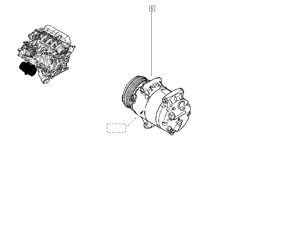 RENAULT 82 00 454 172 - Compressore, Climatizzatore www.autoricambi360.it