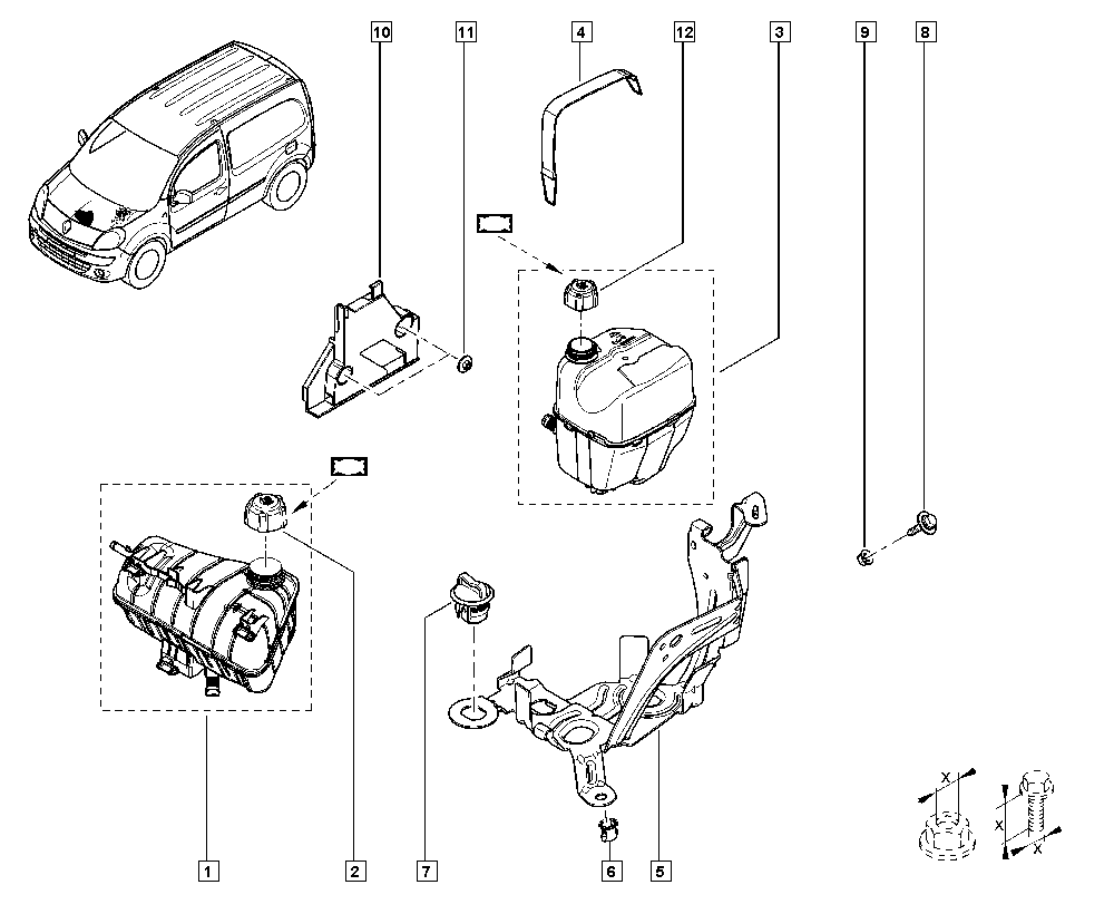 RENAULT 8200048024 - Tappo, serbatoio refrigerante www.autoricambi360.it
