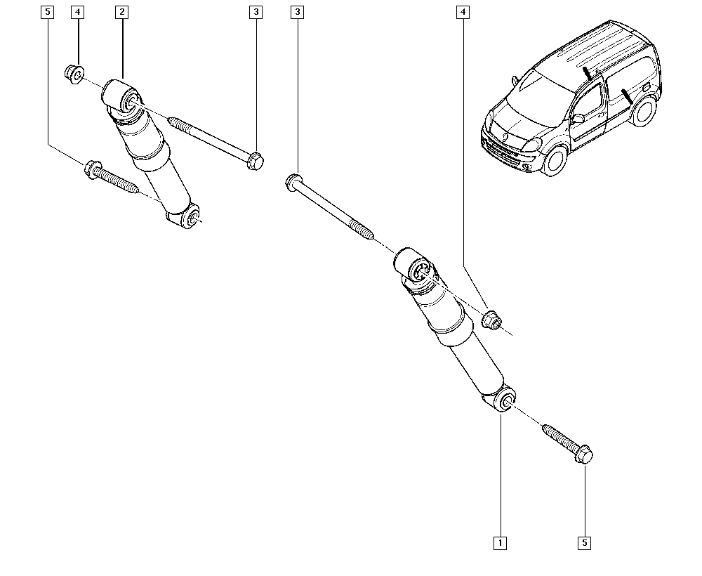 RENAULT 82 00 800 724 - Ammortizzatore www.autoricambi360.it