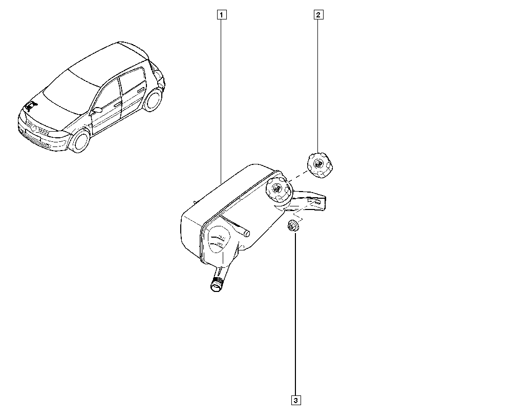 RENAULT 7701474499 - Serbatoio compensazione, Refrigerante www.autoricambi360.it
