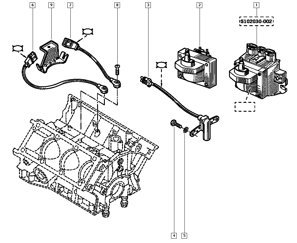 RENAULT 77 00 739 794 - Generatore di impulsi, Albero a gomiti www.autoricambi360.it