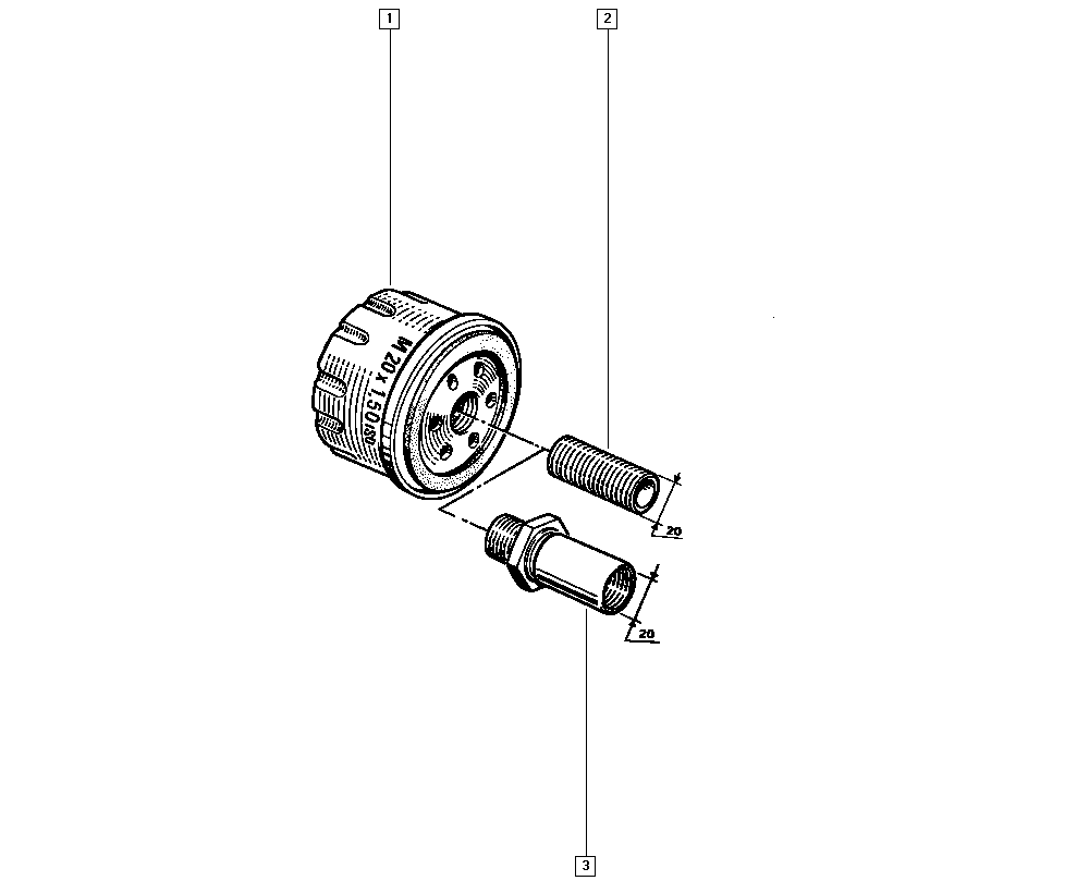 RENAULT 7700274177 - Filtro olio www.autoricambi360.it