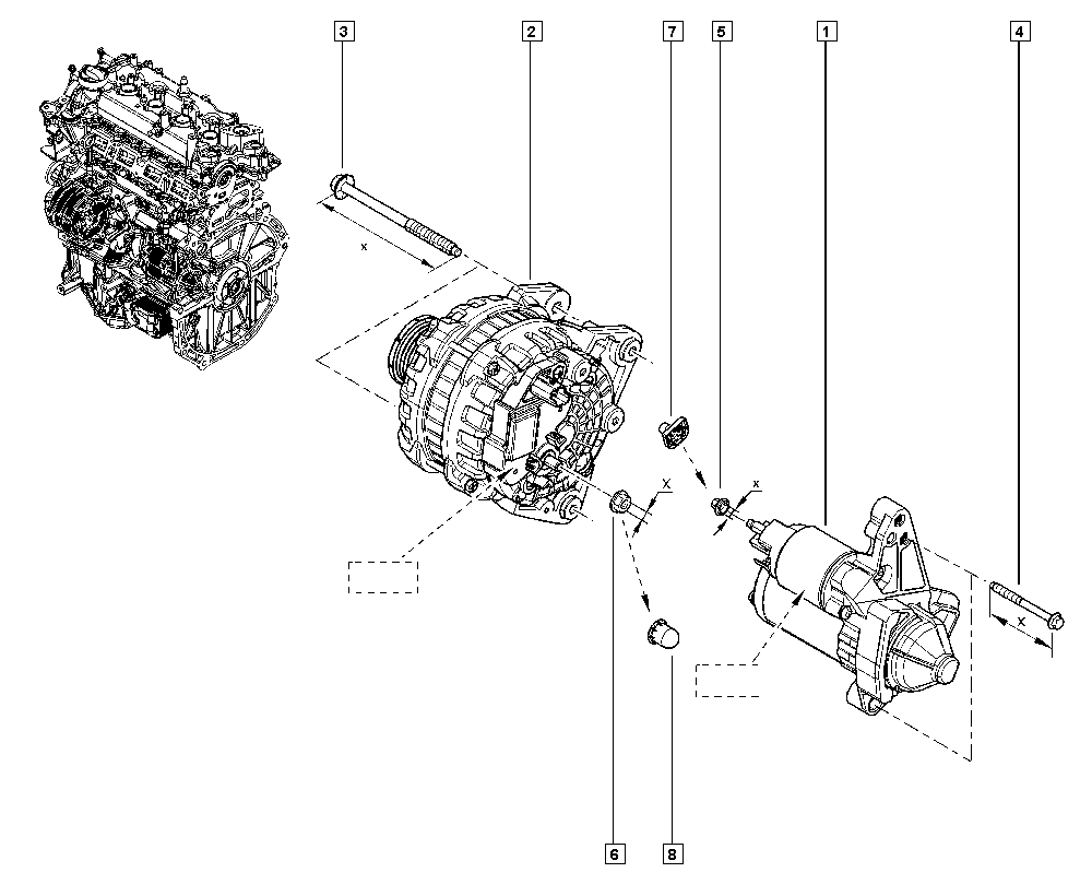 RENAULT 231002949R - Alternatore www.autoricambi360.it