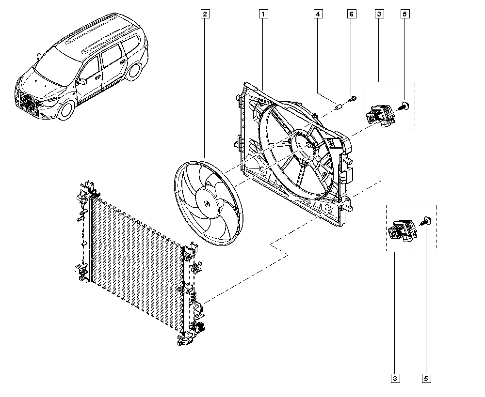 RENAULT 214753416R - Ventola, Raffreddamento motore www.autoricambi360.it